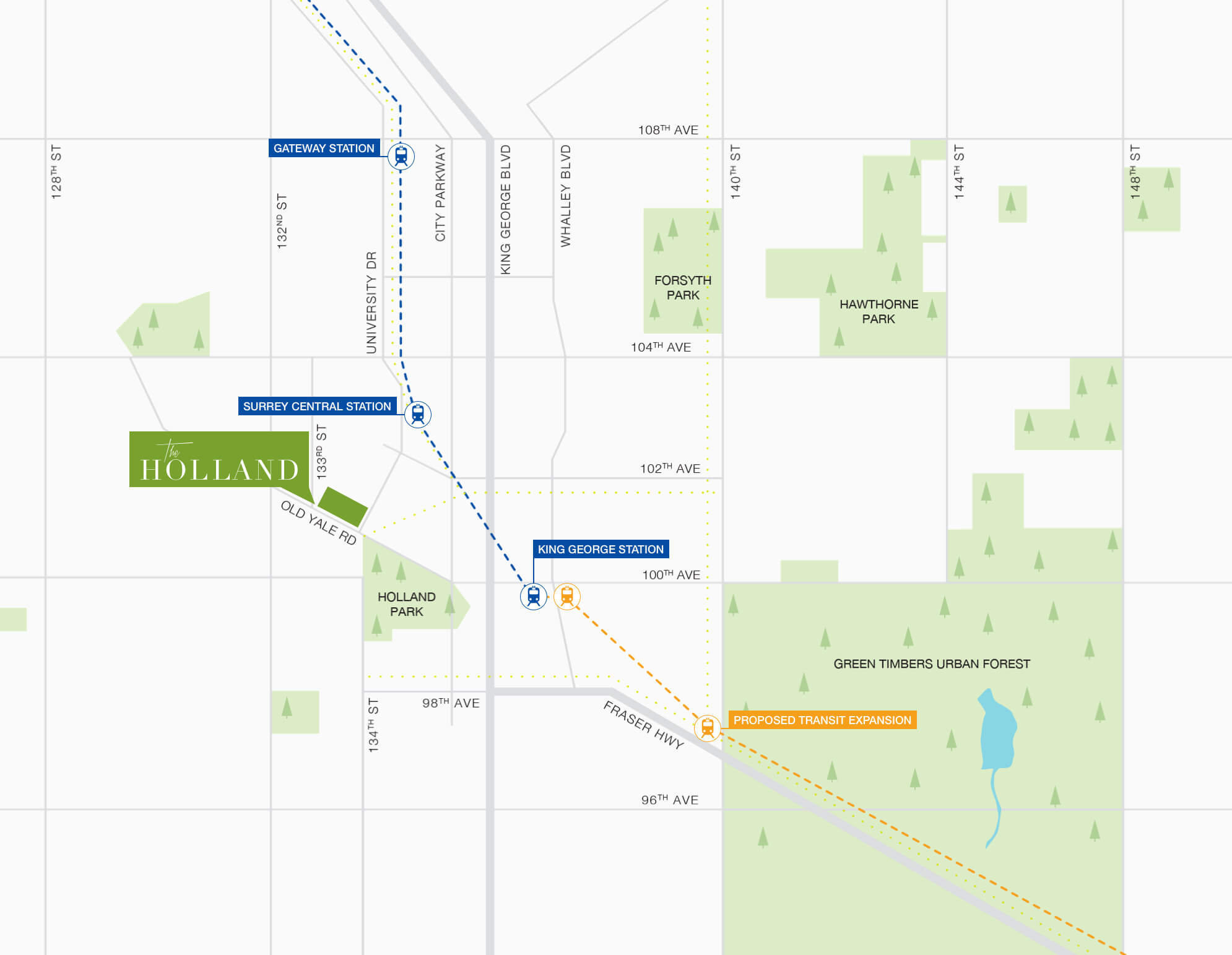 The Holland location map 1
