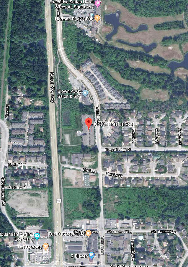 Tantalus Crossing Townhomes location map 1