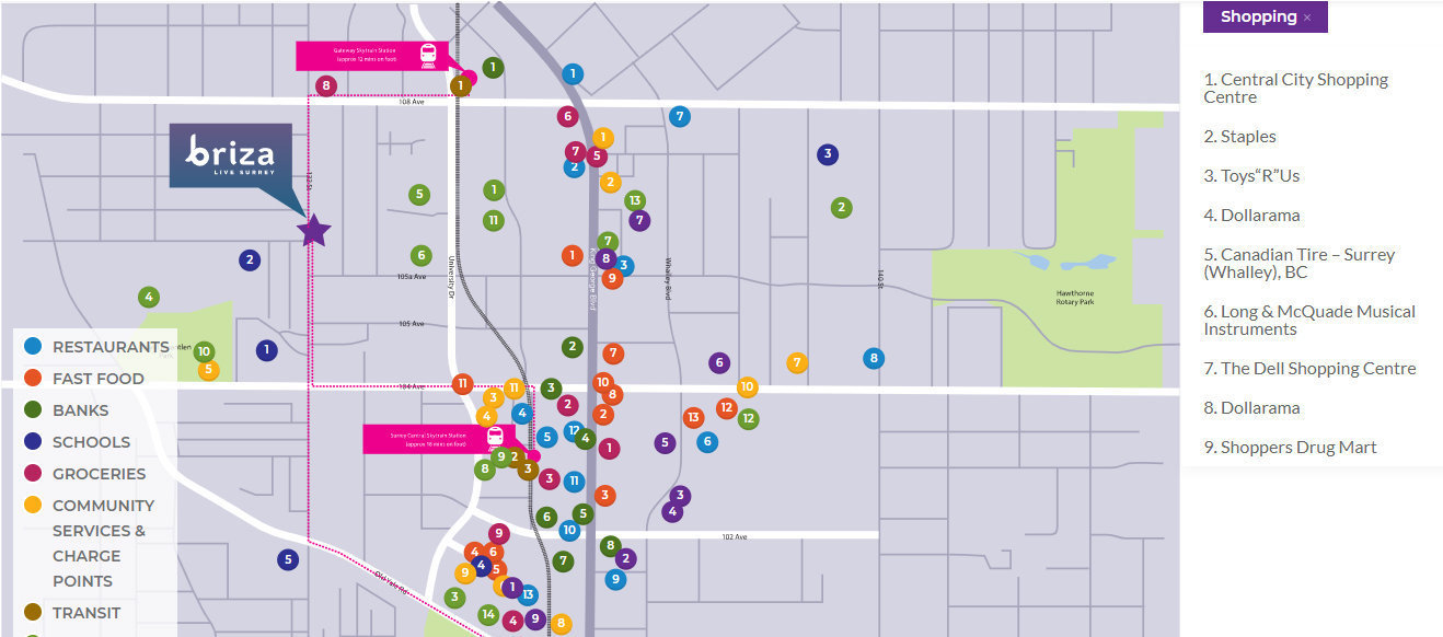 Briza location map 4
