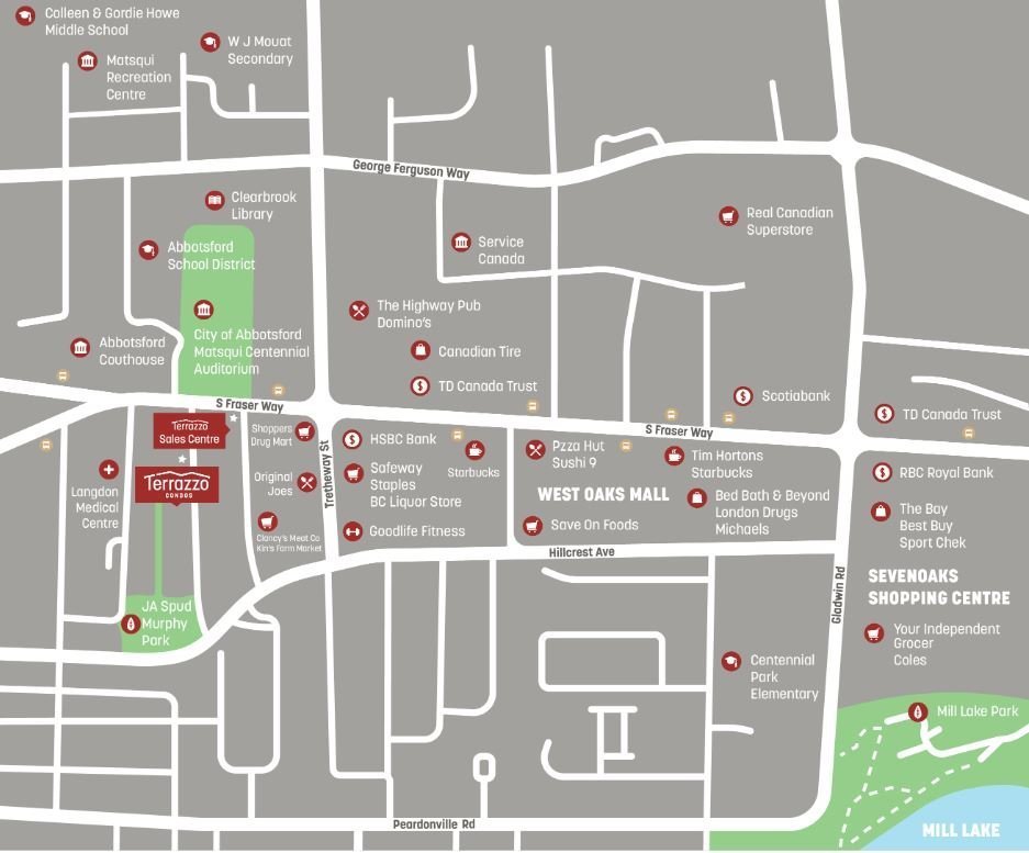 Terrazzo Condos location map 1