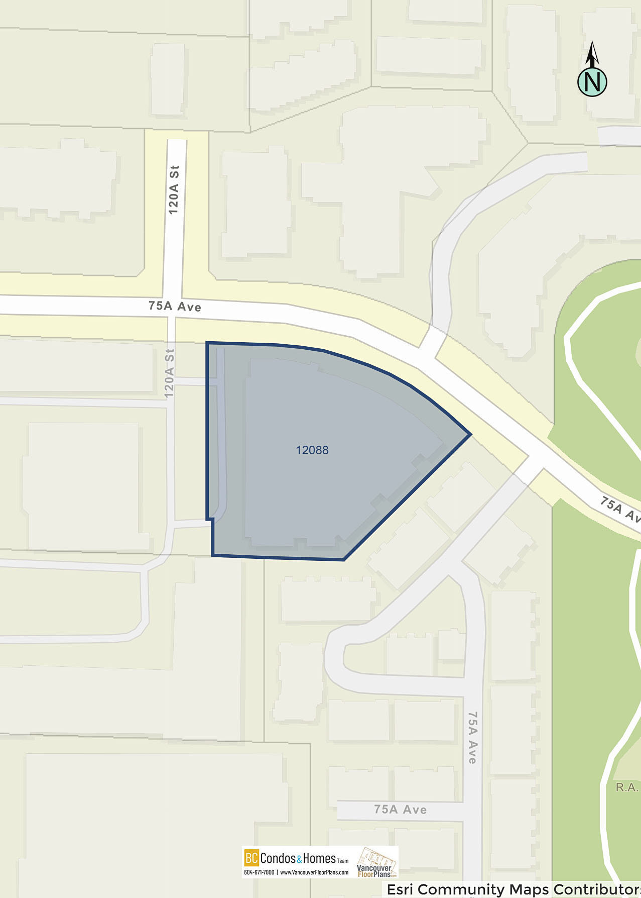The Villas At Strawberry Hill location map 1