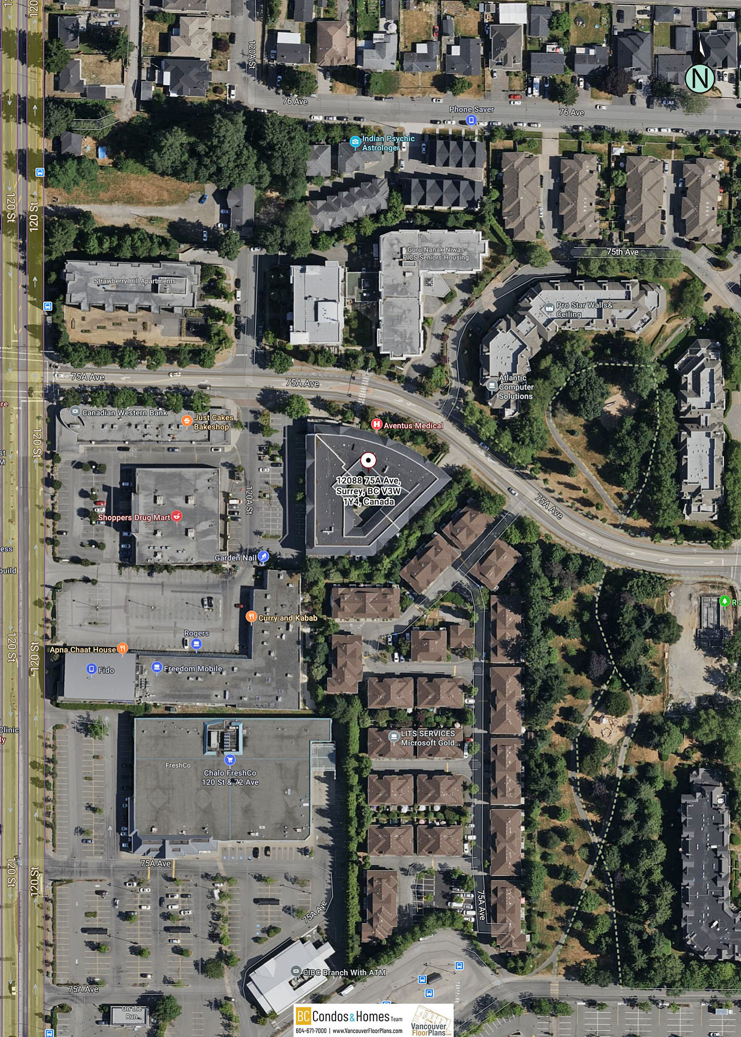 The Villas At Strawberry Hill location map 4