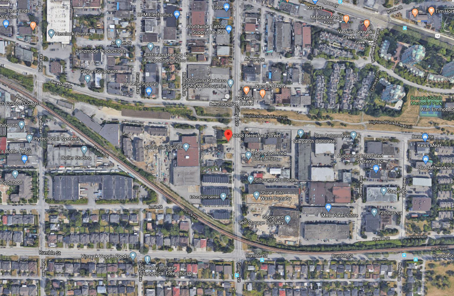The Beresford location map 2