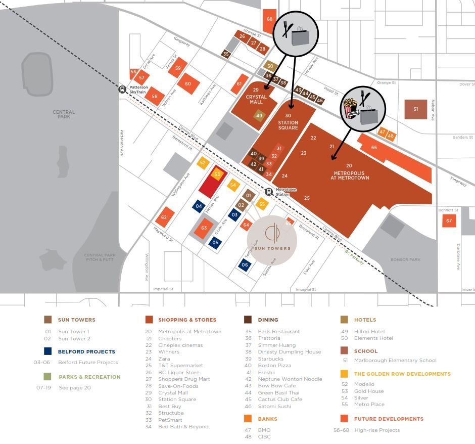 Sun Towers 2 location map 1