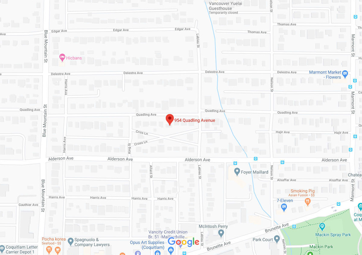Baker View Estates location map 1