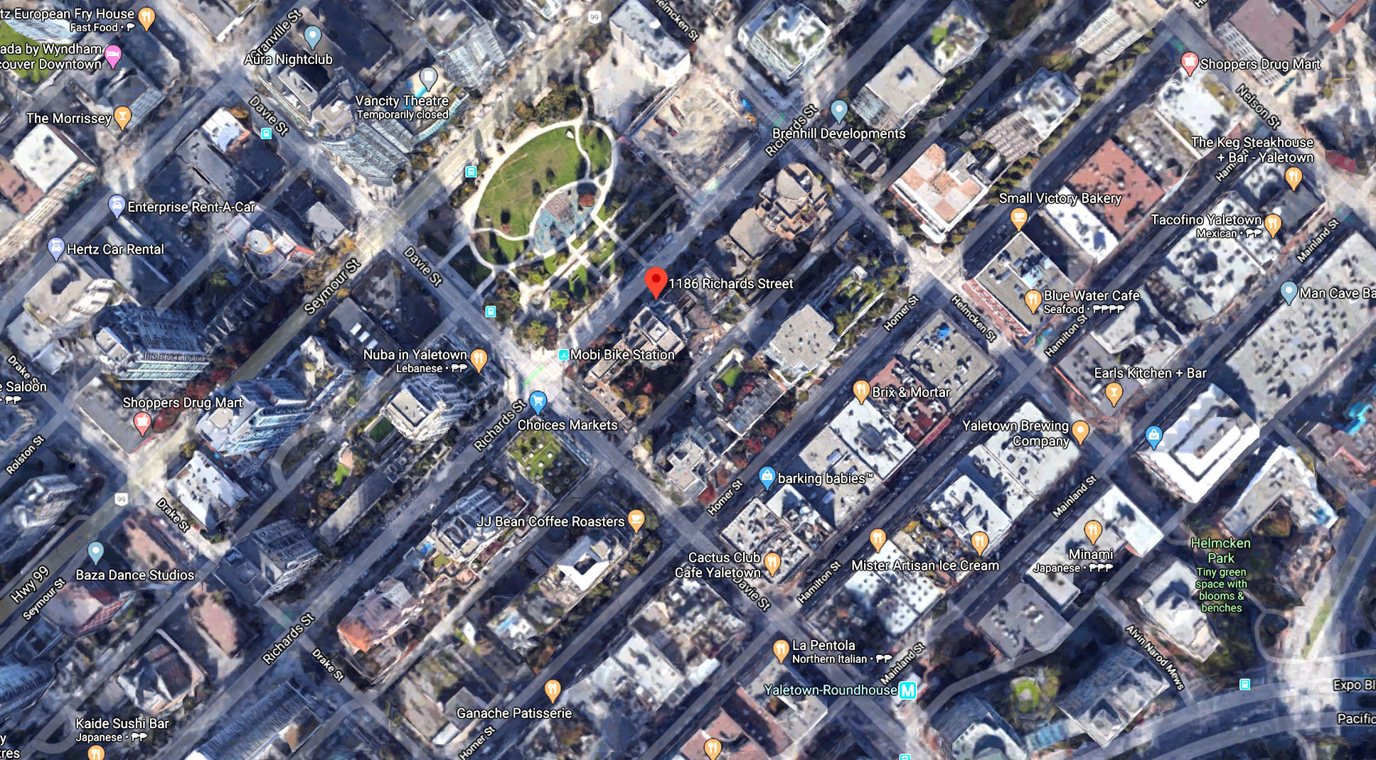 Park Plaza location map 2