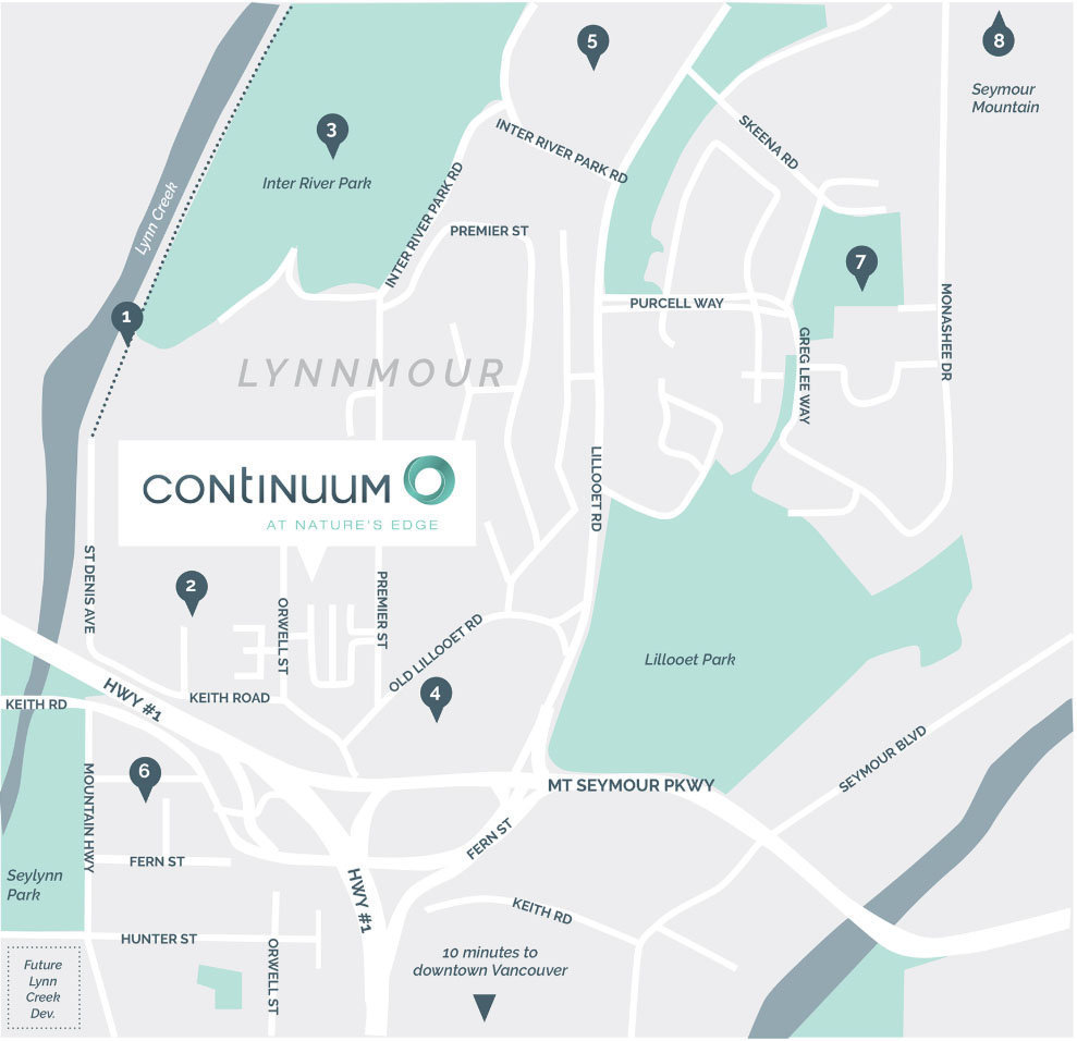 Continuum location map 1