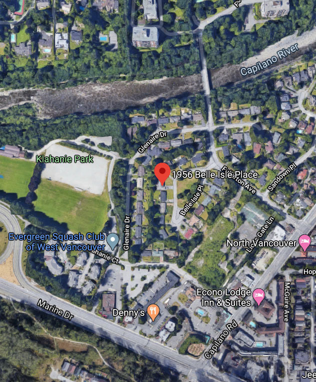 Belle Isle - Townhomes on the Park location map 2