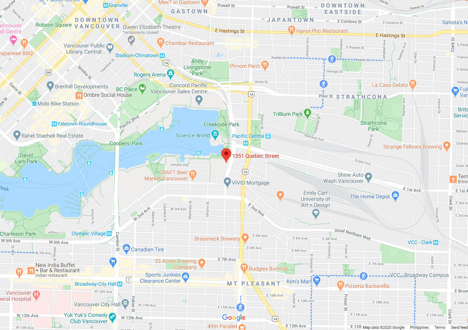 Tesoro - The Creek Phase III location map 1