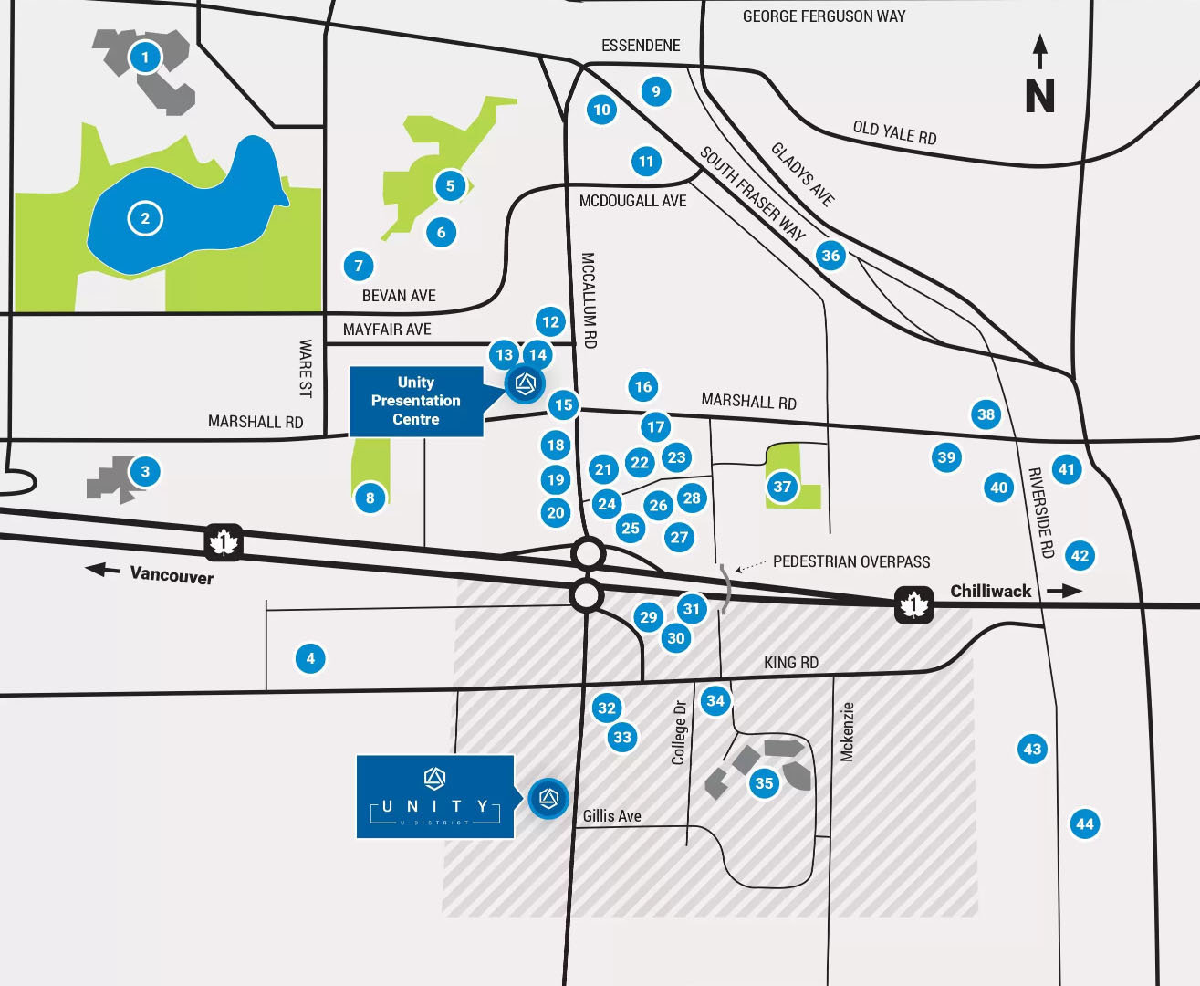 Unity location map 1