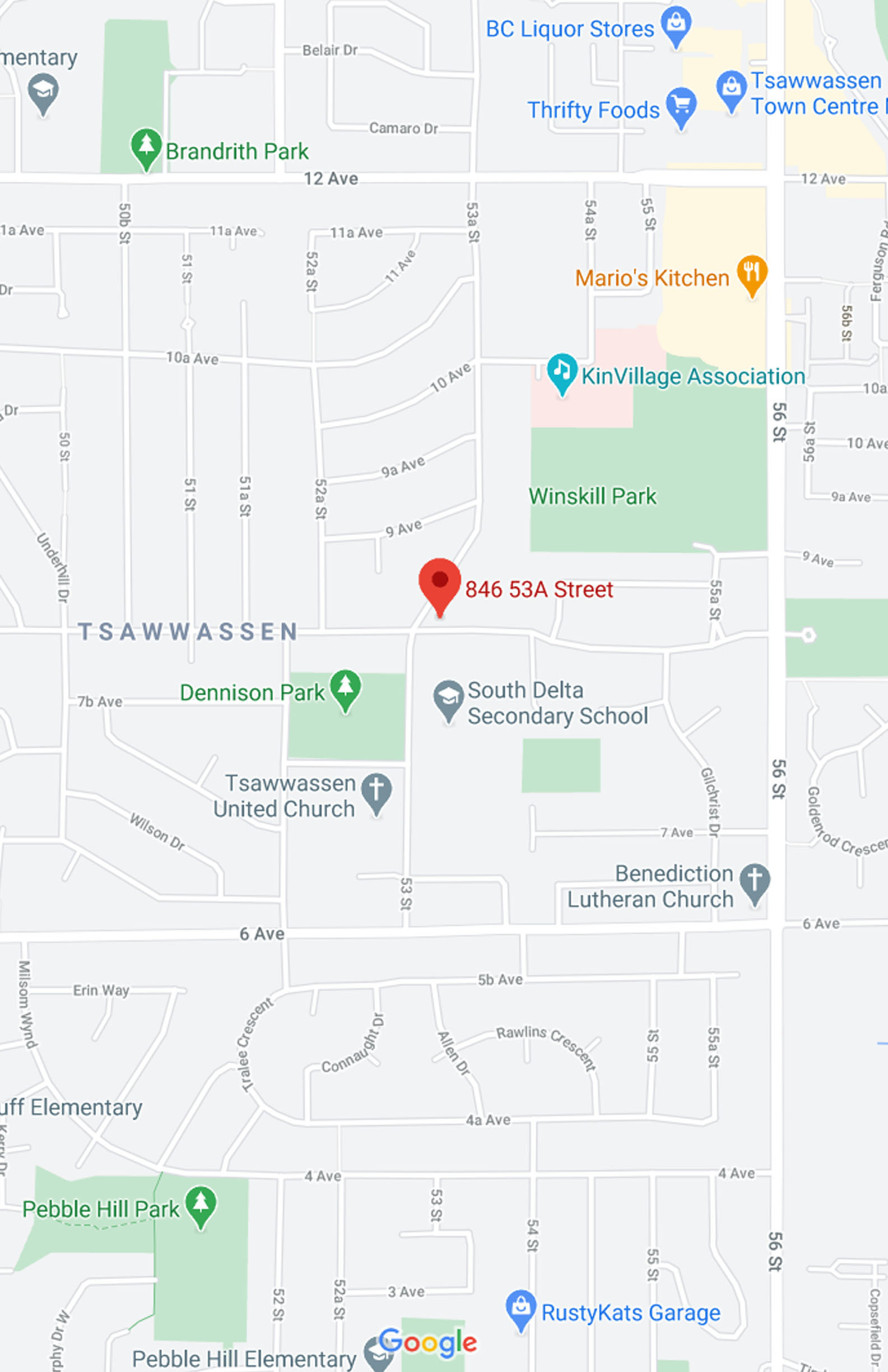 South Grove location map 4