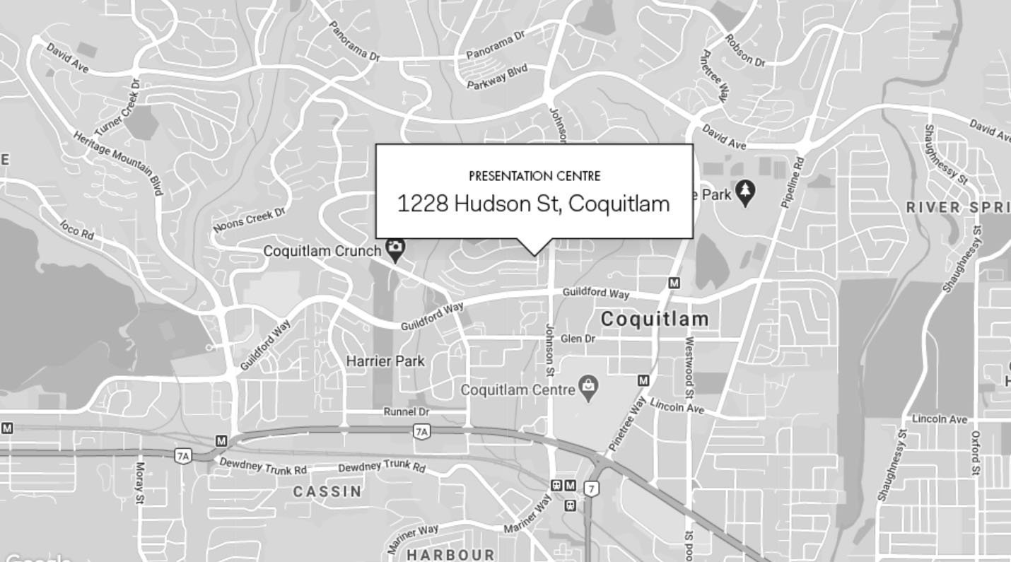 Aalto Townhomes location map 1