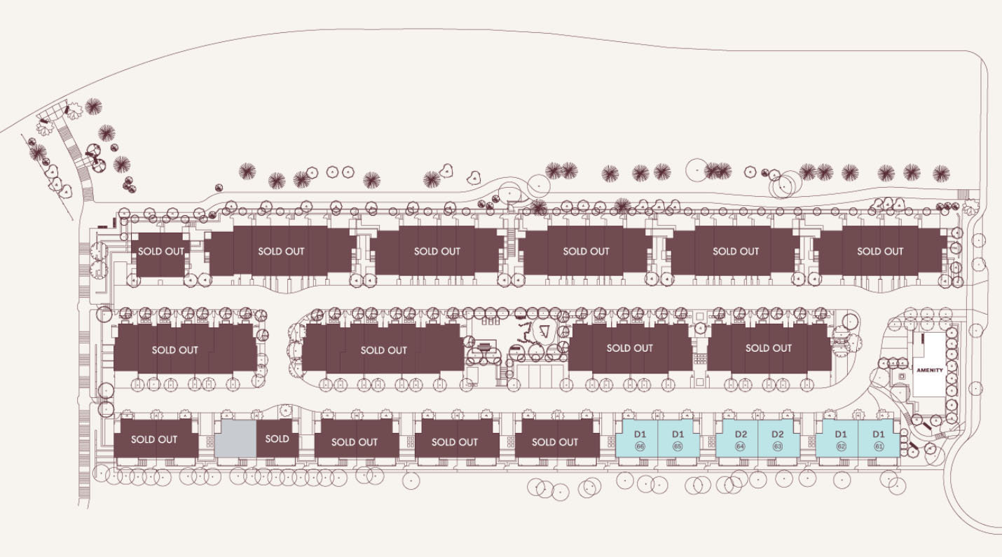 Aalto Townhomes location map 2