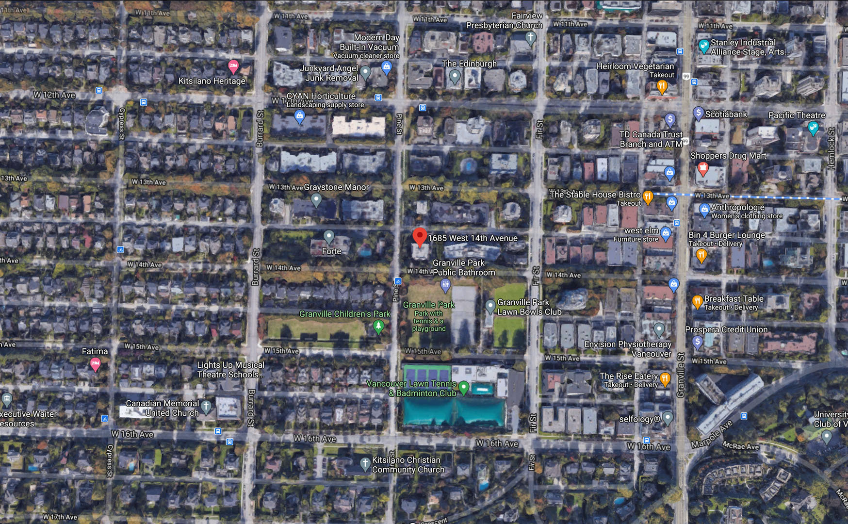 Town Villa location map 2