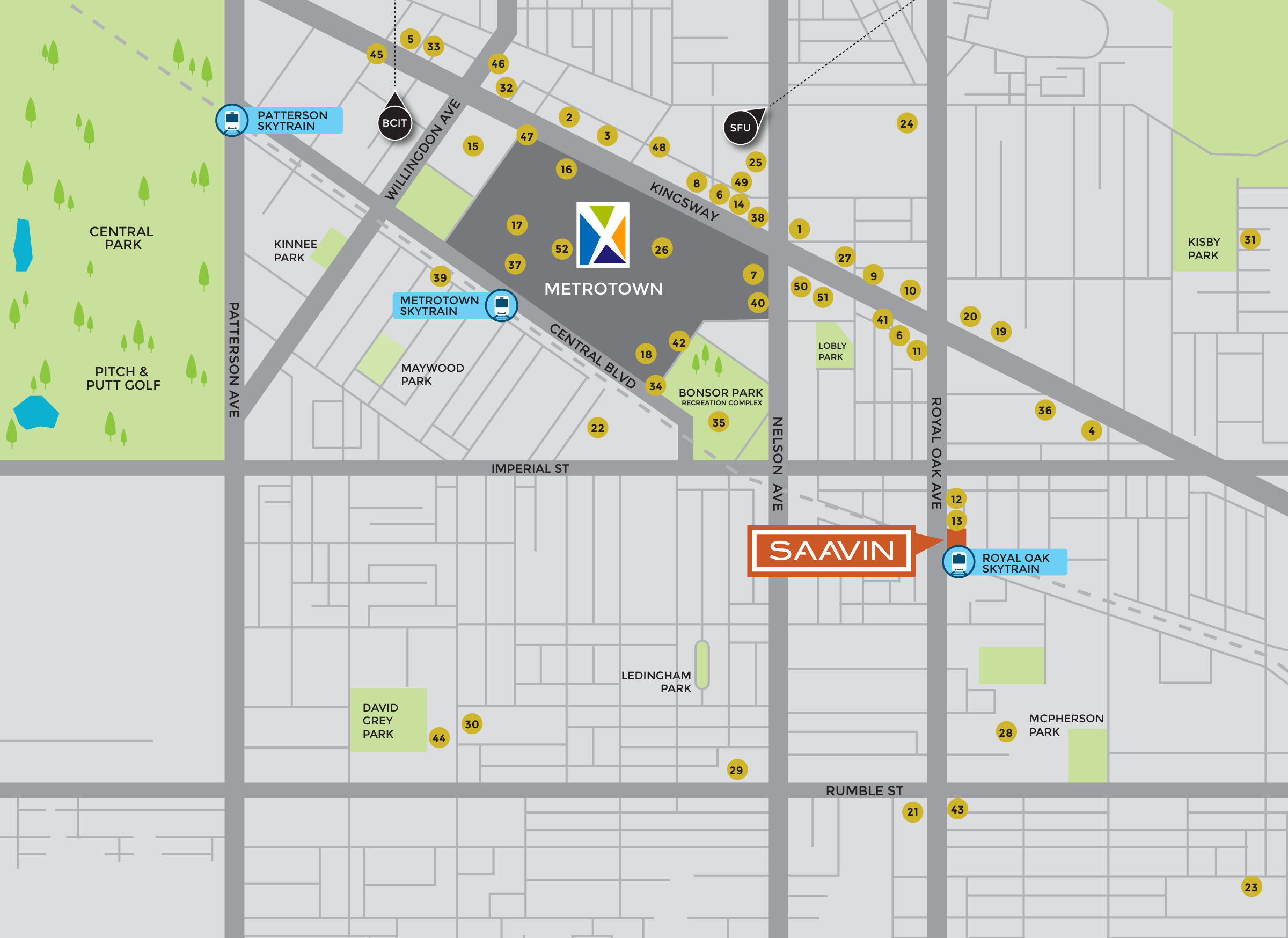 SAAVIN location map 1