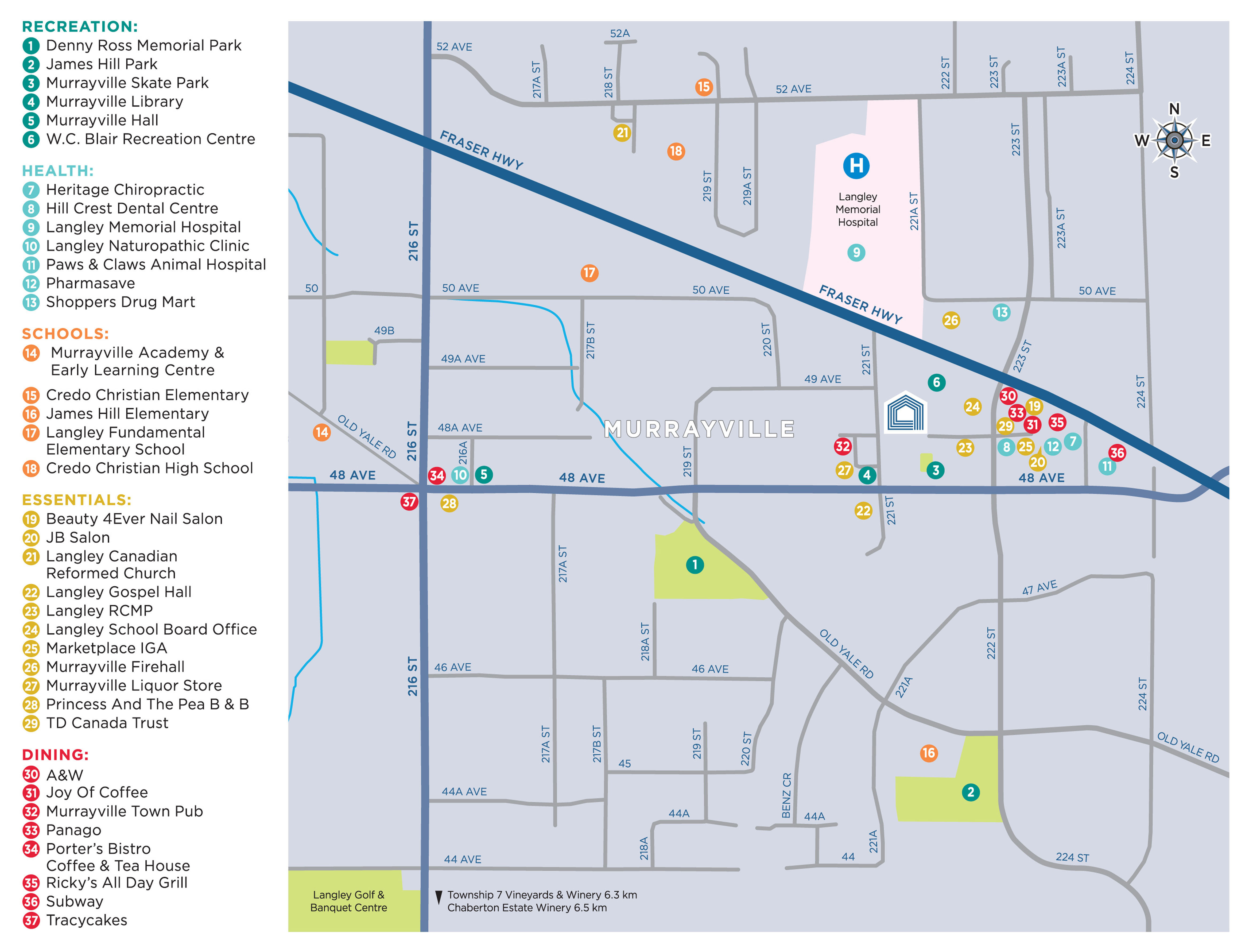 Central location map 1