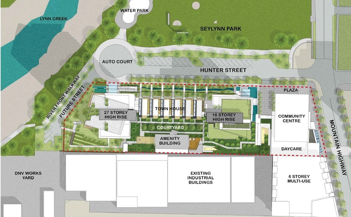 Hunter at Lynn Creek - East Tower location map 2