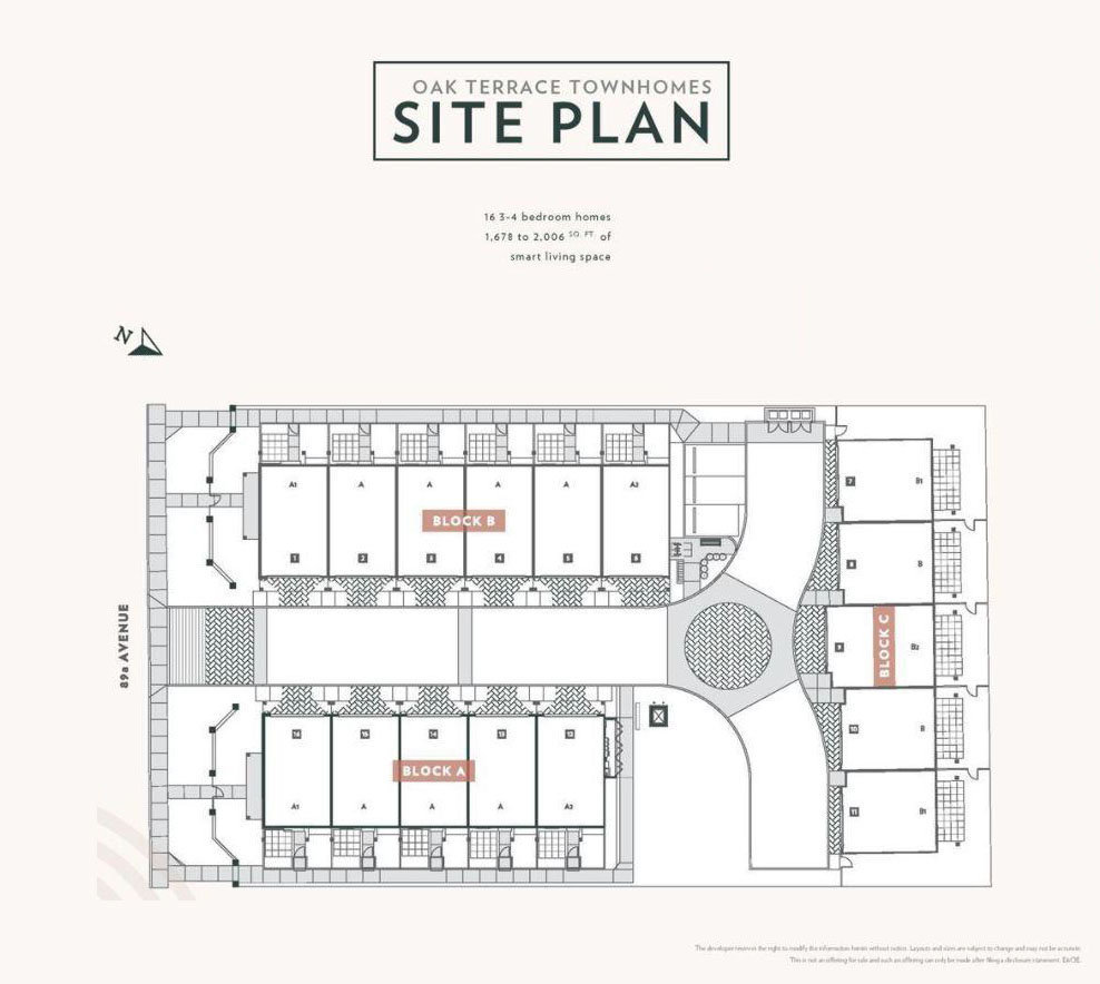 Oak Terrace location map 2
