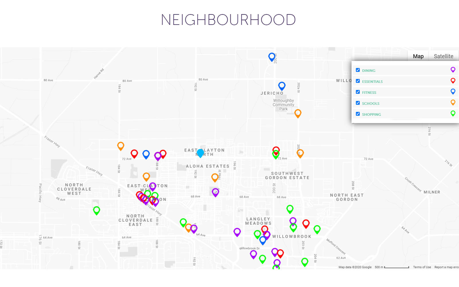 Clayton Street location map 1