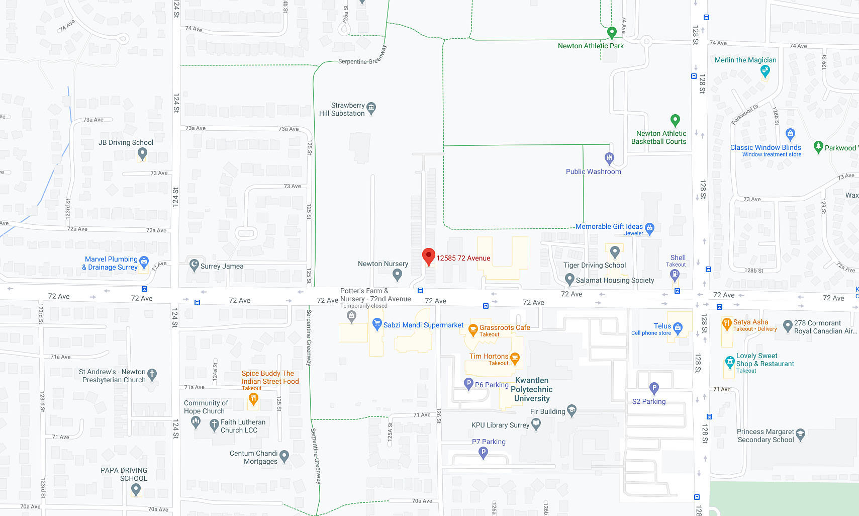 Kwantlen Village location map 1