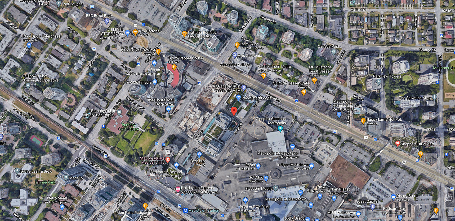Station Square Tower 2 location map 2