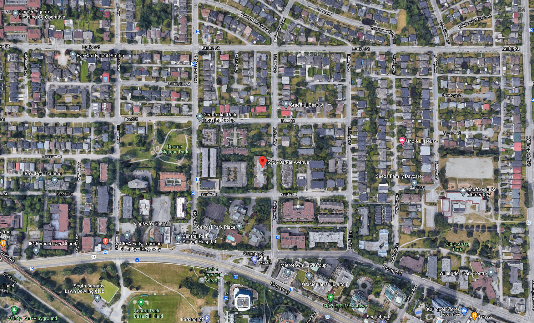 Barker Place location map 2