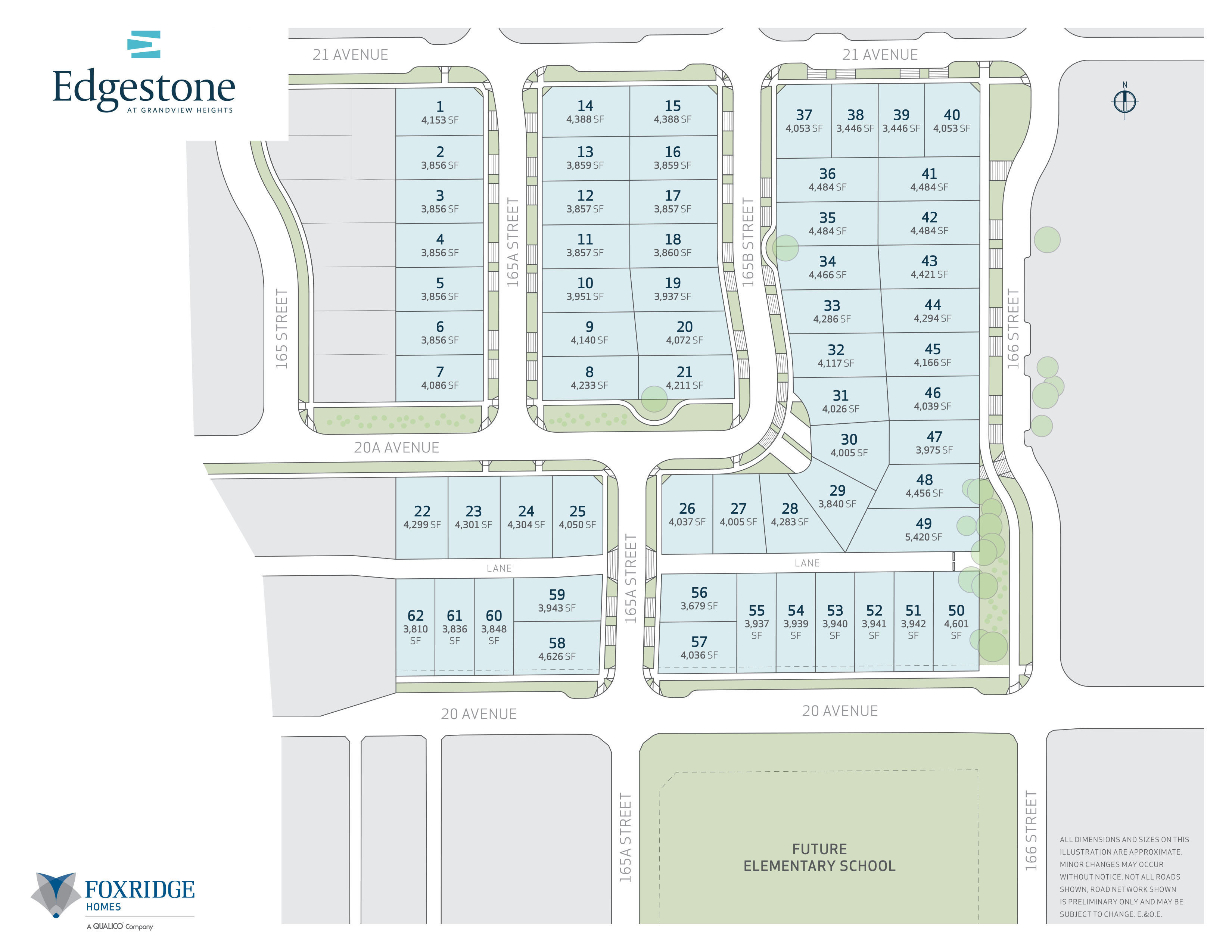 Edgestone at Grandview Heights location map 2