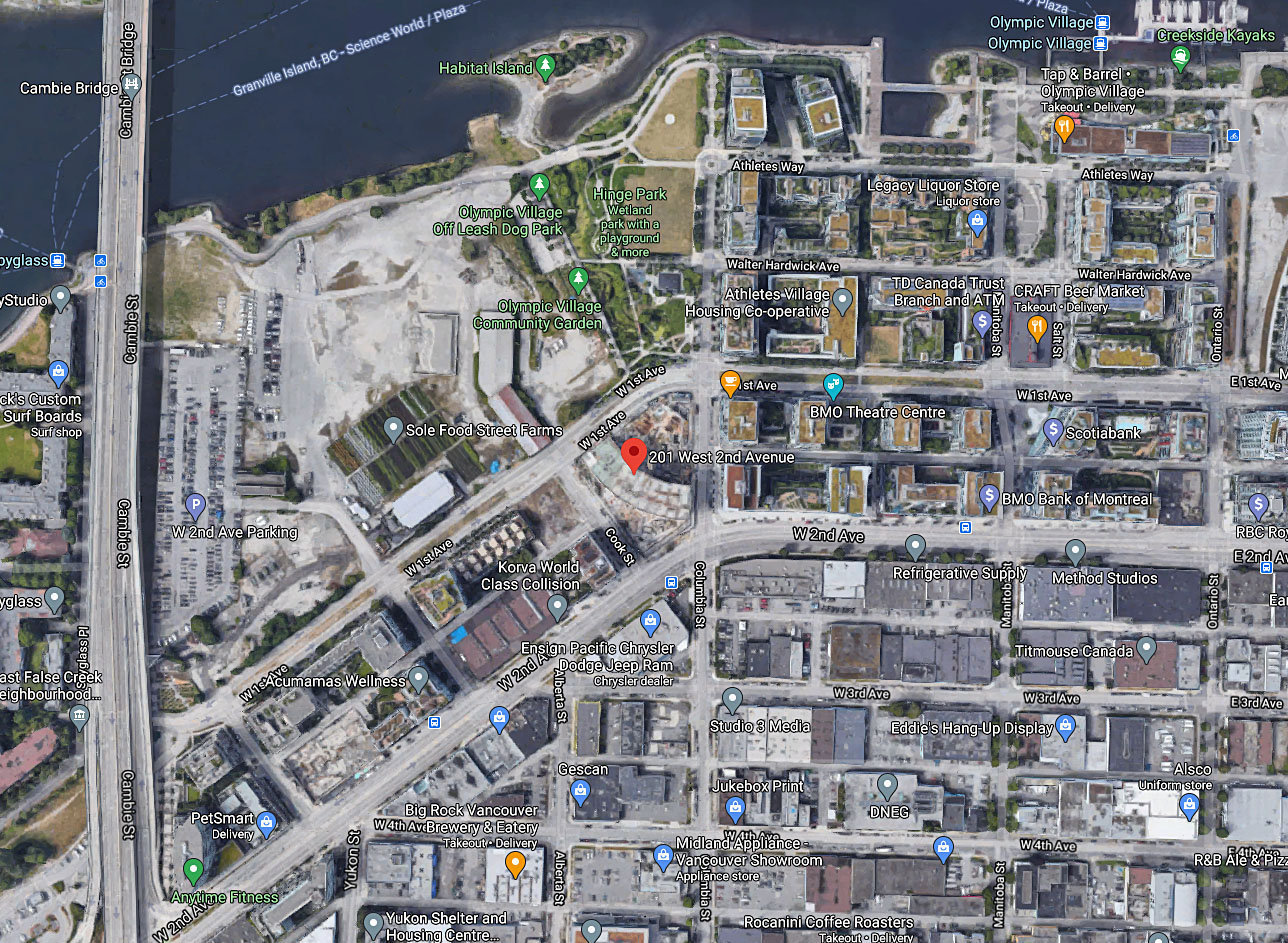 Avenue One location map 4