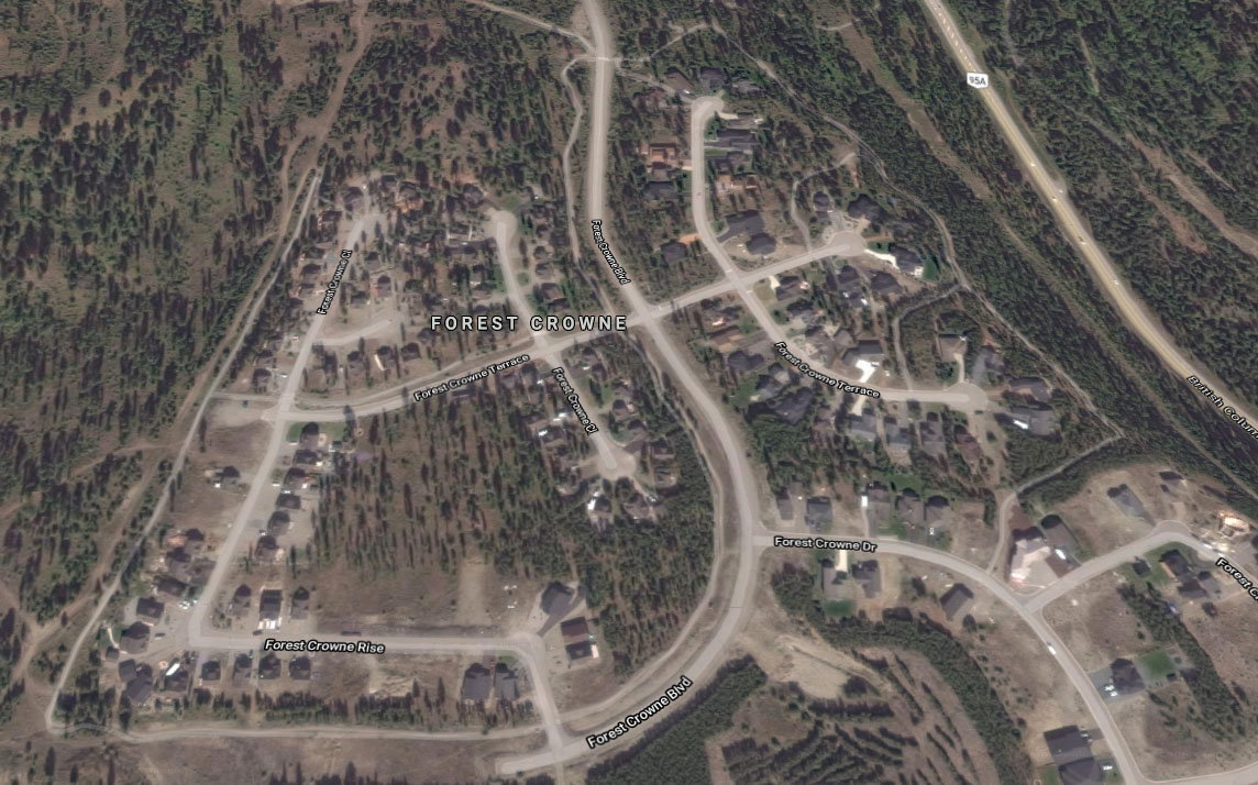 Forest Crowne location map 2