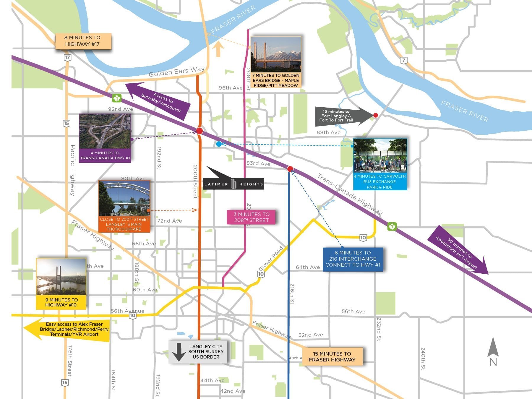 Latimer Heights - Parkside Townhomes location map 4