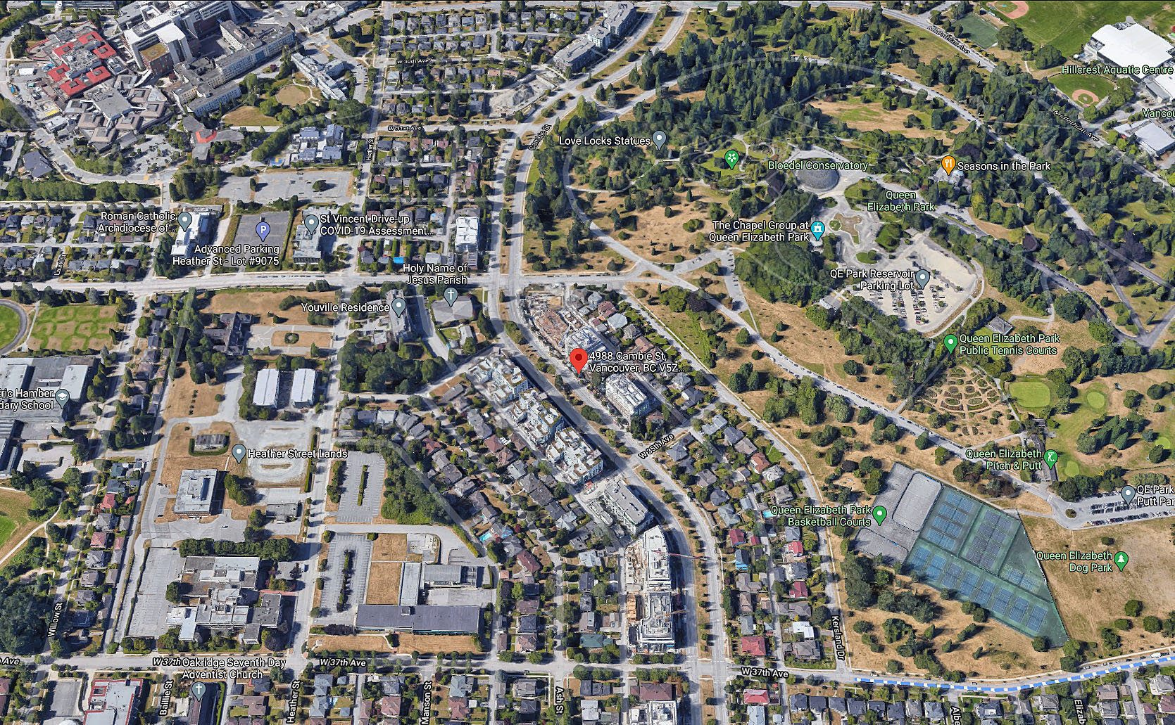 Hawthorne location map 2