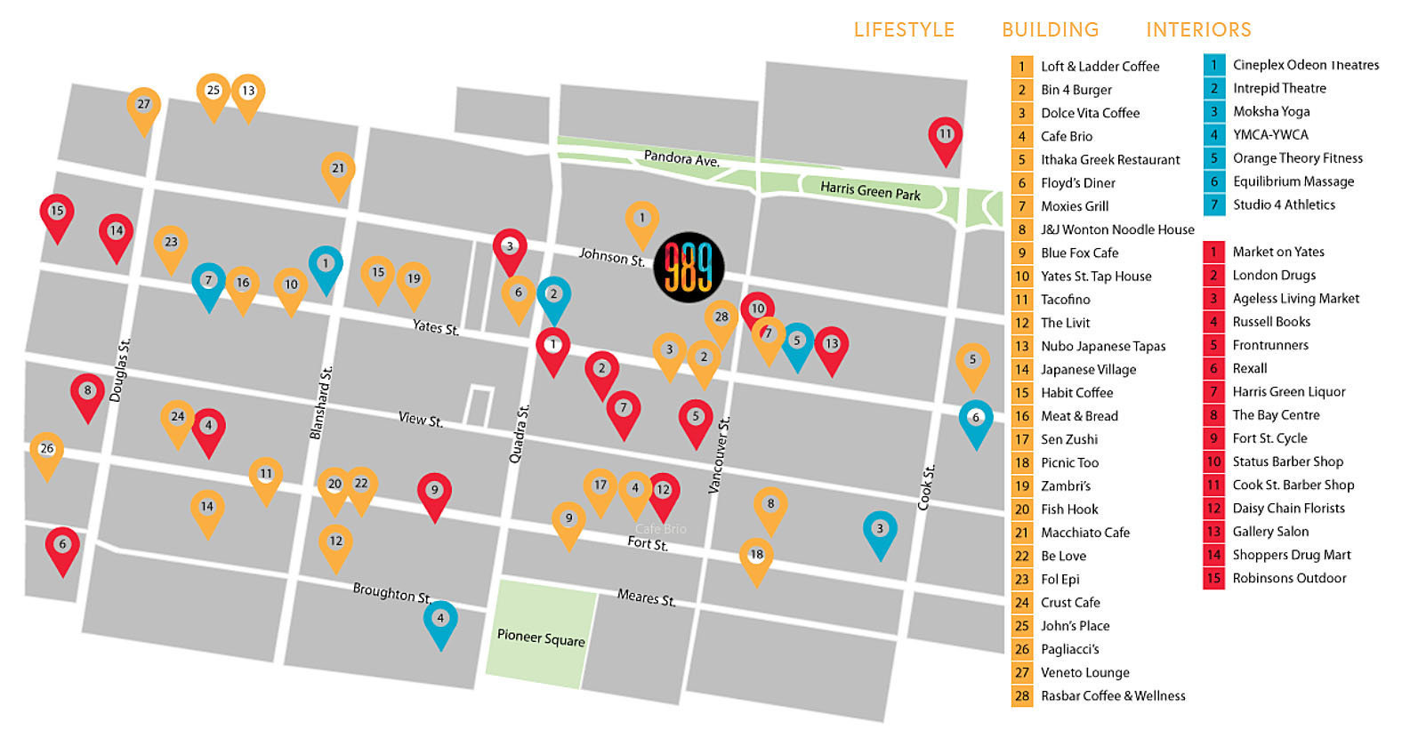 The Podium location map 1