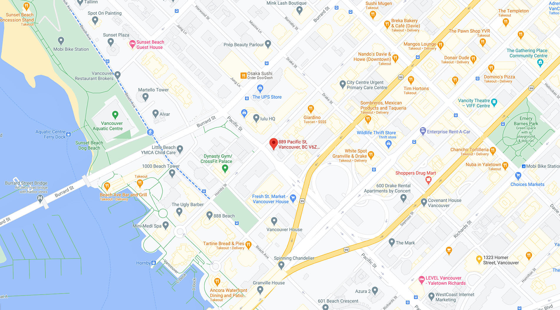 The Pacific by Grosvenor location map 2