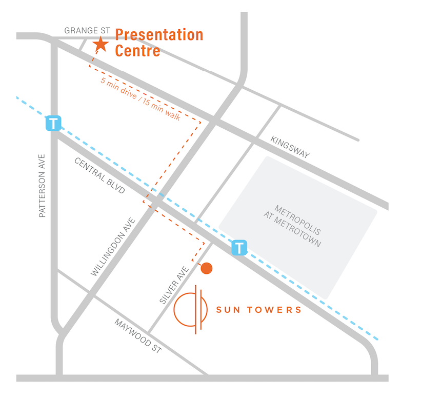 Sun Towers 2 location map 4