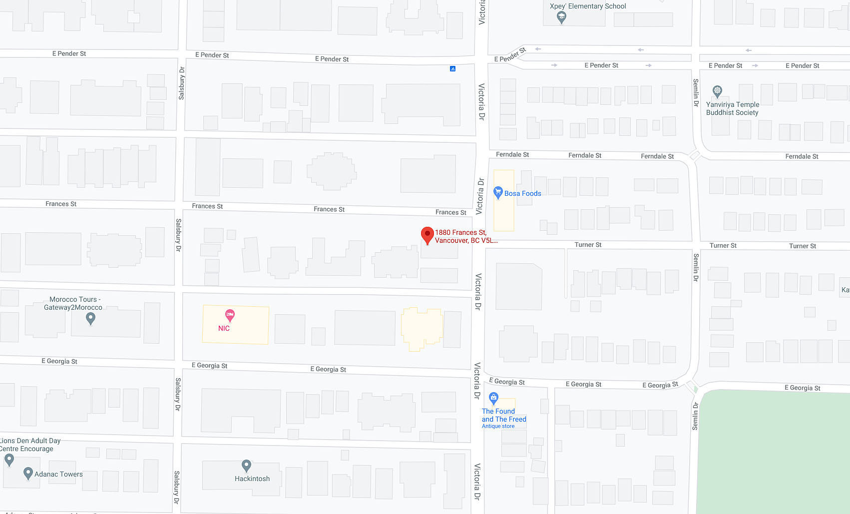 Frances location map 2