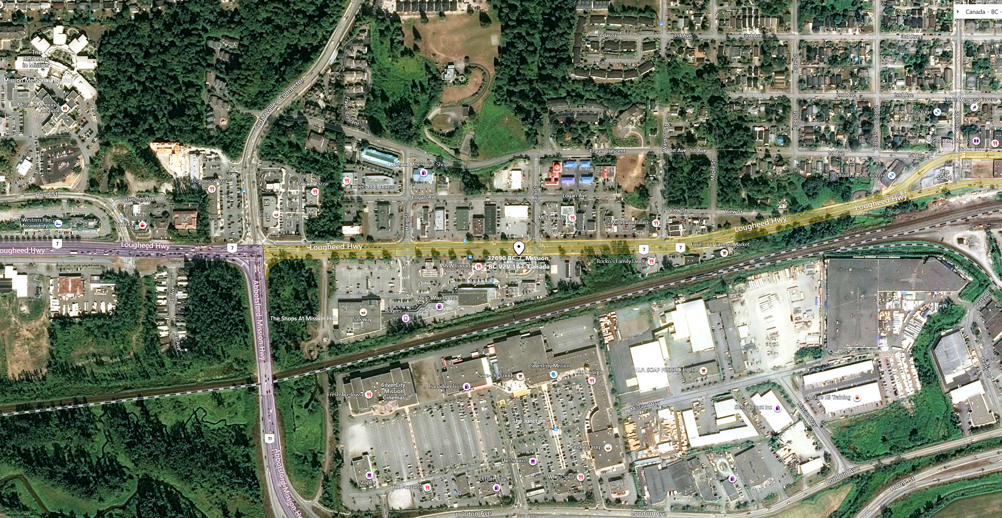 Preston on Fourteenth location map 1