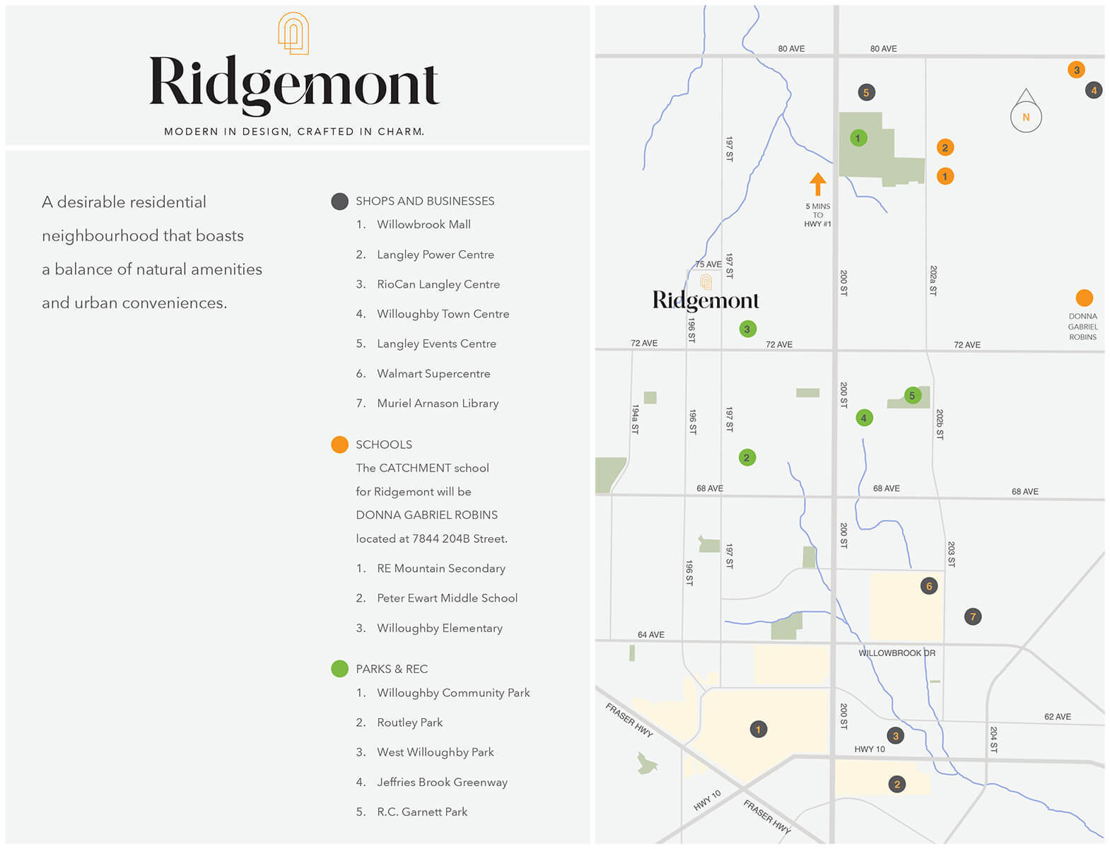 Ridgemont location map 1