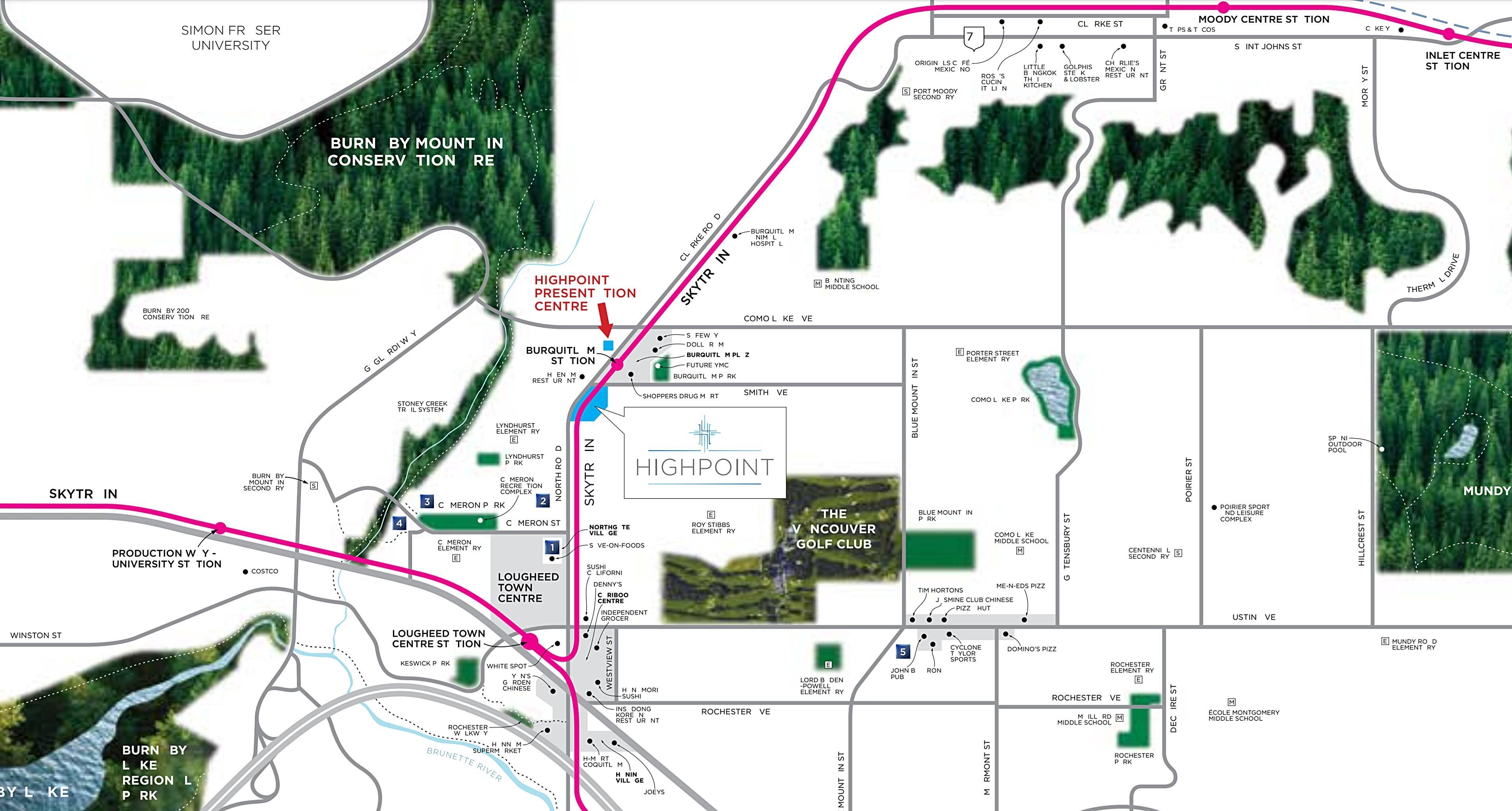 Highpoint location map 1