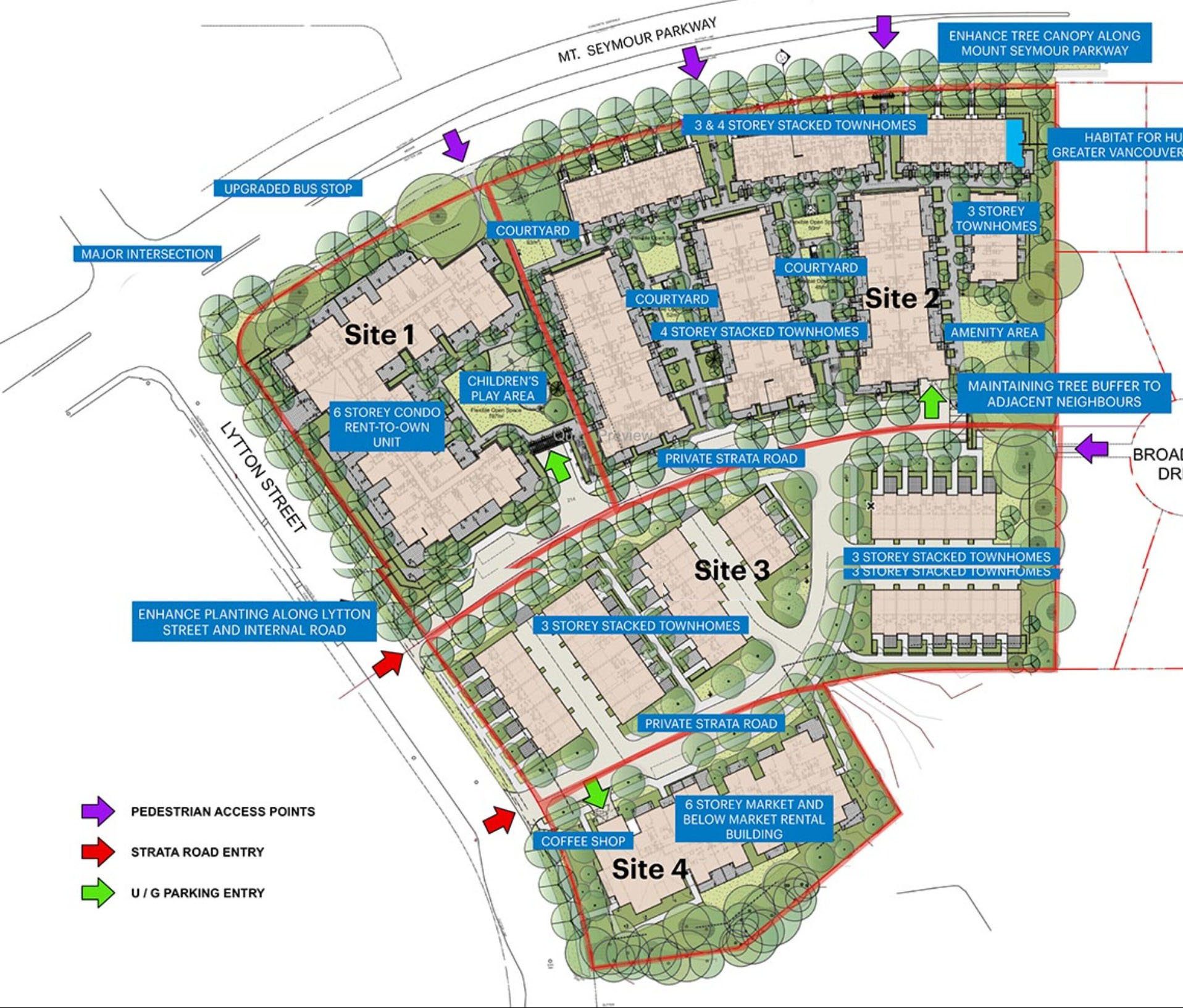 Seymour Estates location map 1