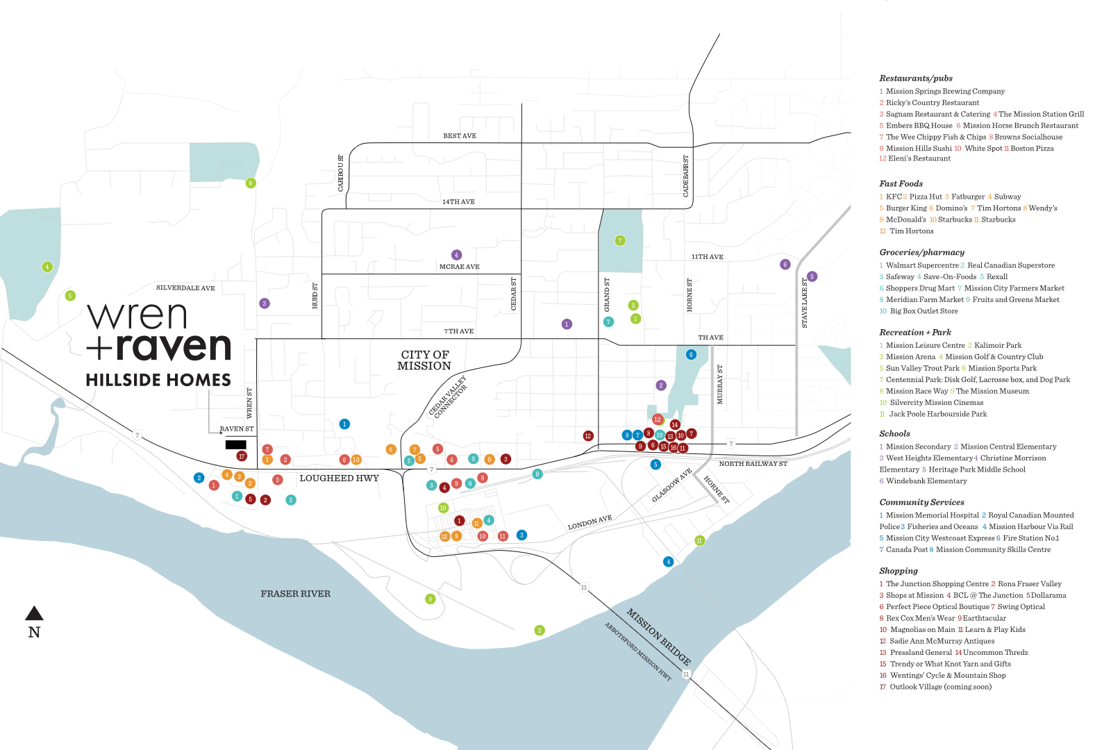 Wren + Raven location map 2