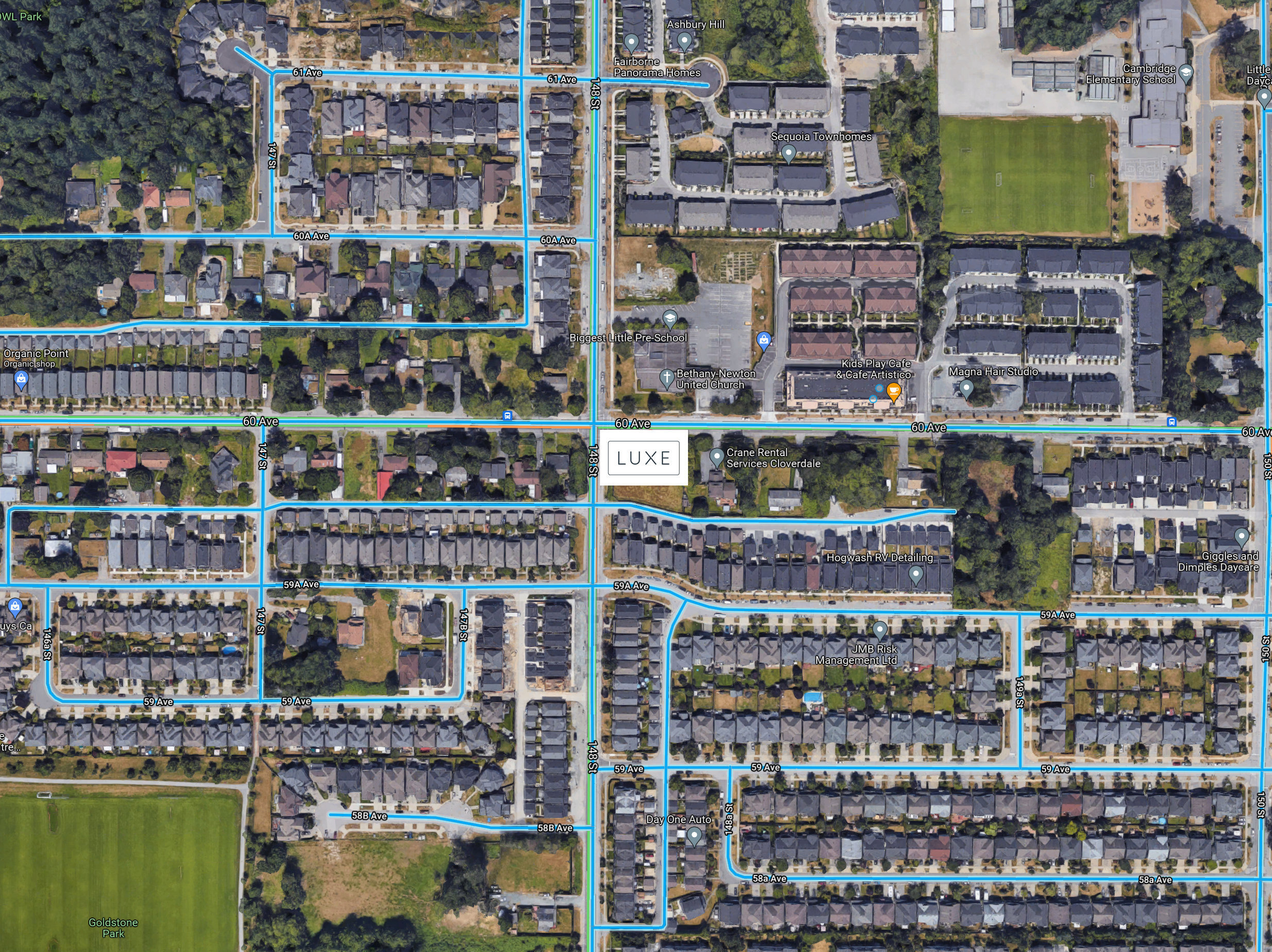 Luxe location map 2