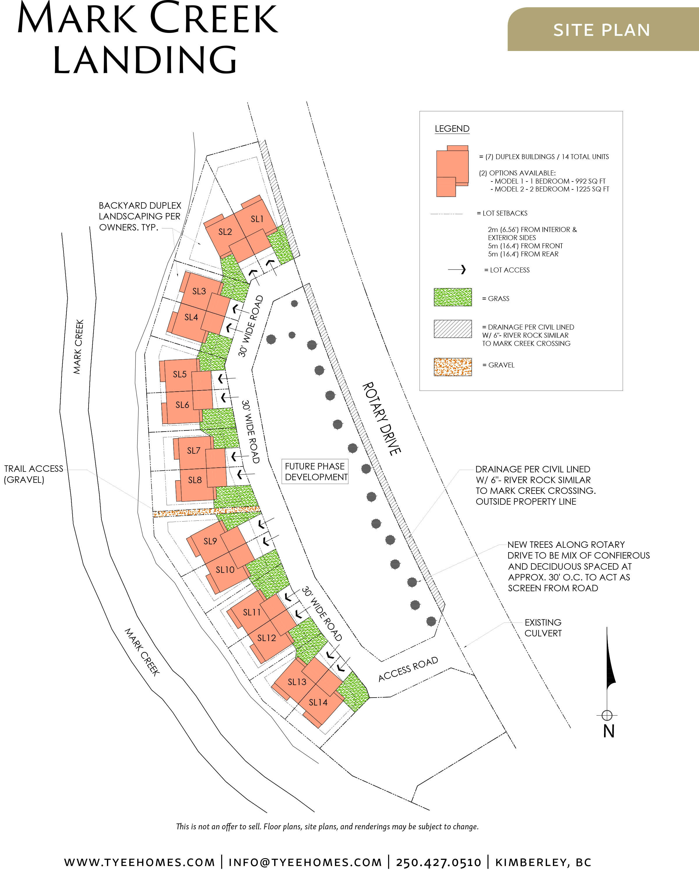 Mark Creek Landing location map 1
