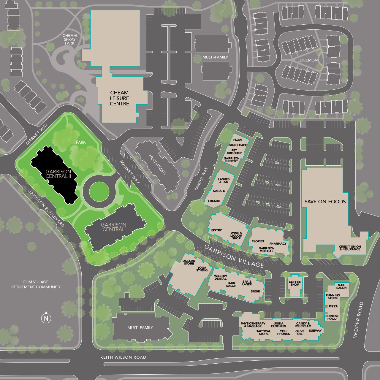 Garrison Central II location map 1
