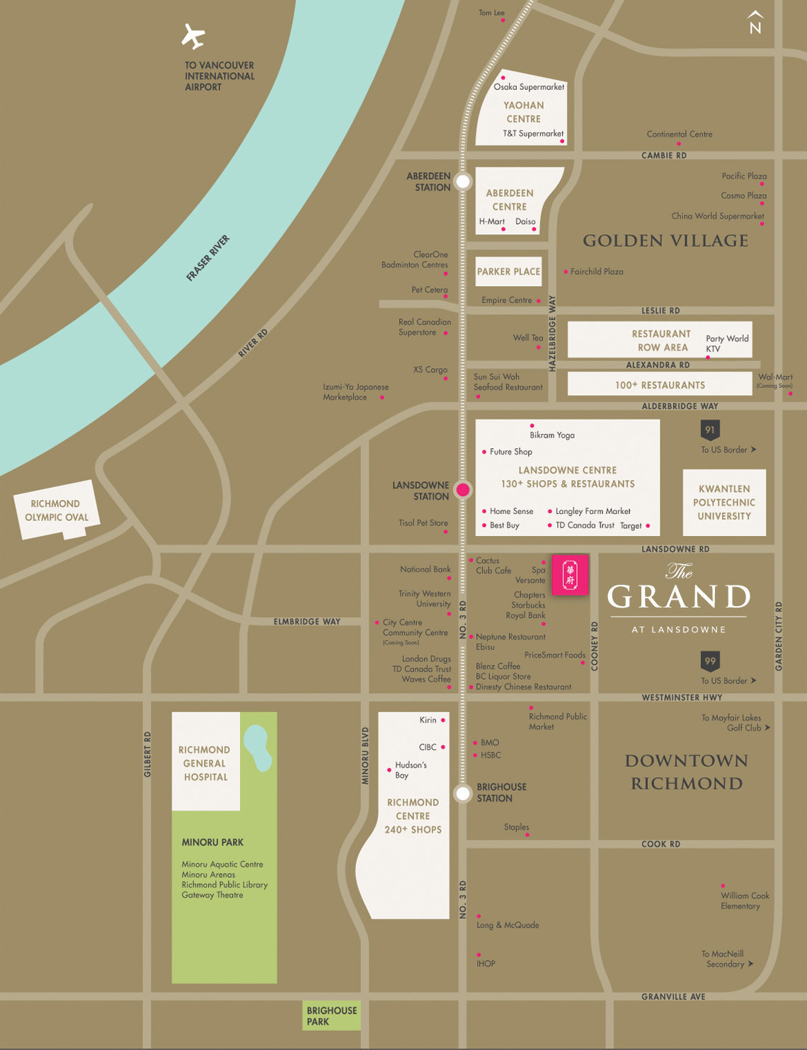 The Grand at Lansdowne location map 1