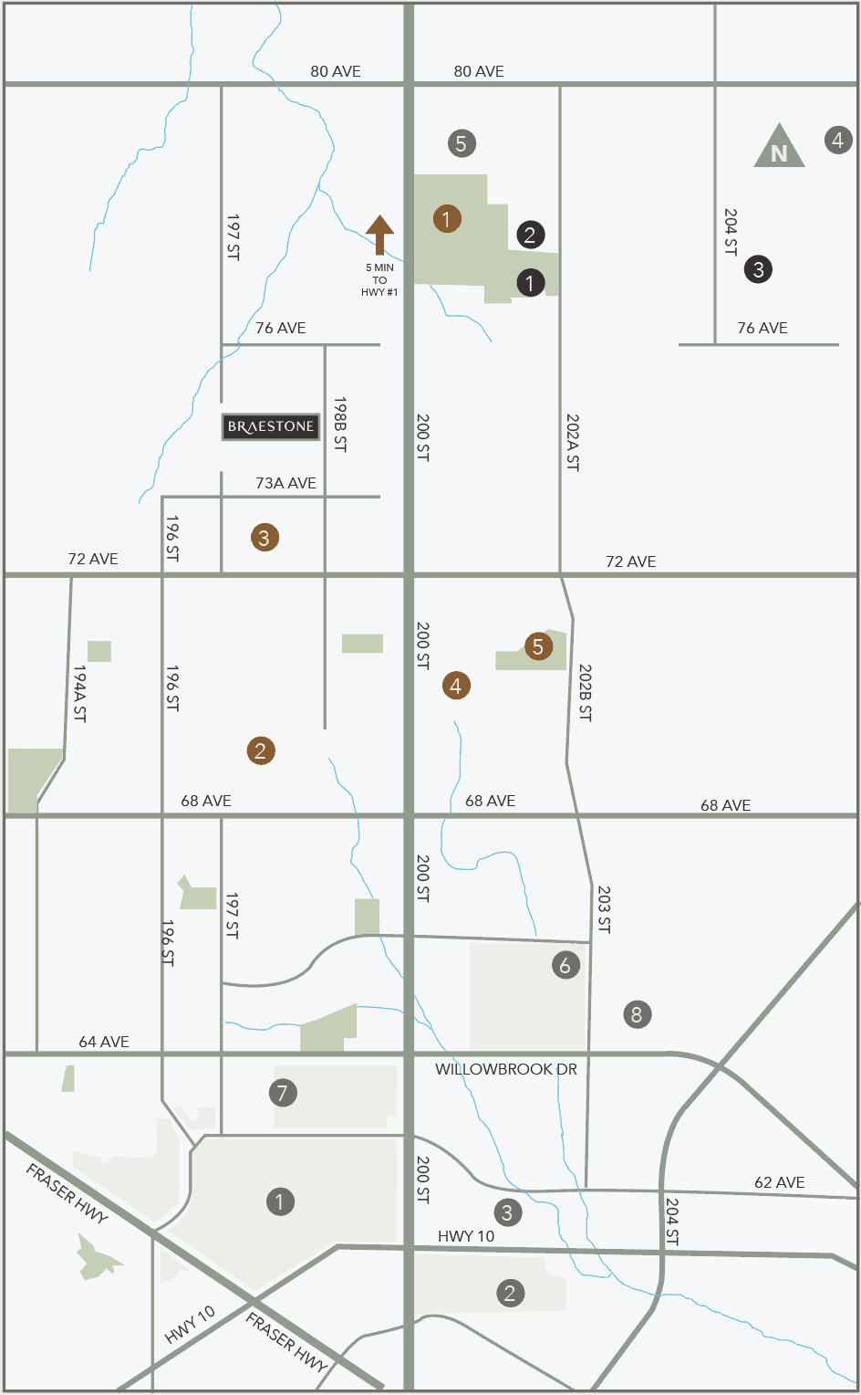 Braestone location map 1