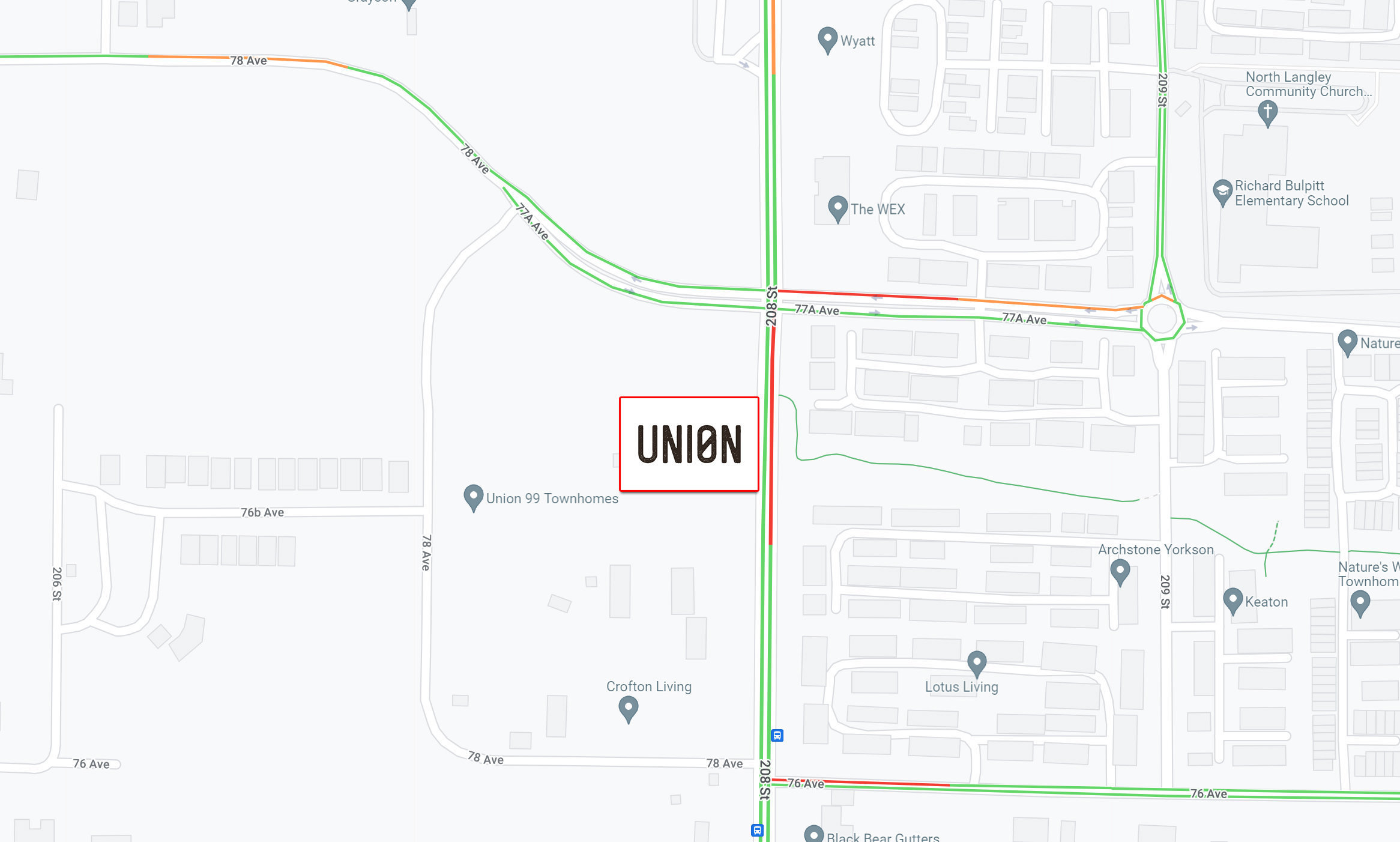 Union Willoughby location map 2