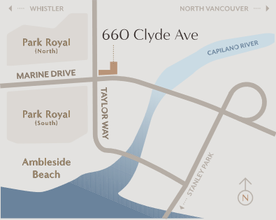 Executive on the Park location map 1