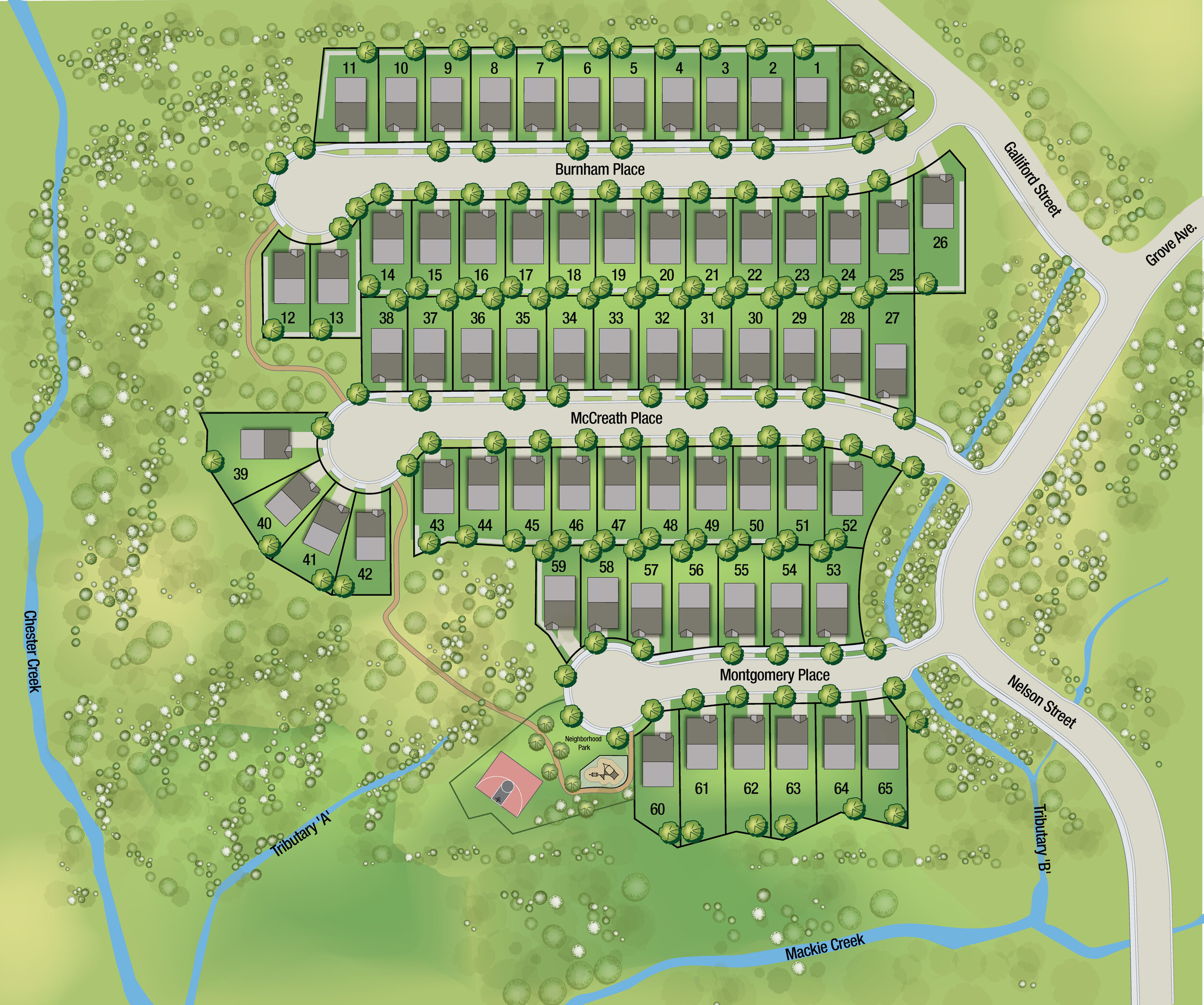 Nelson & Grove location map 1