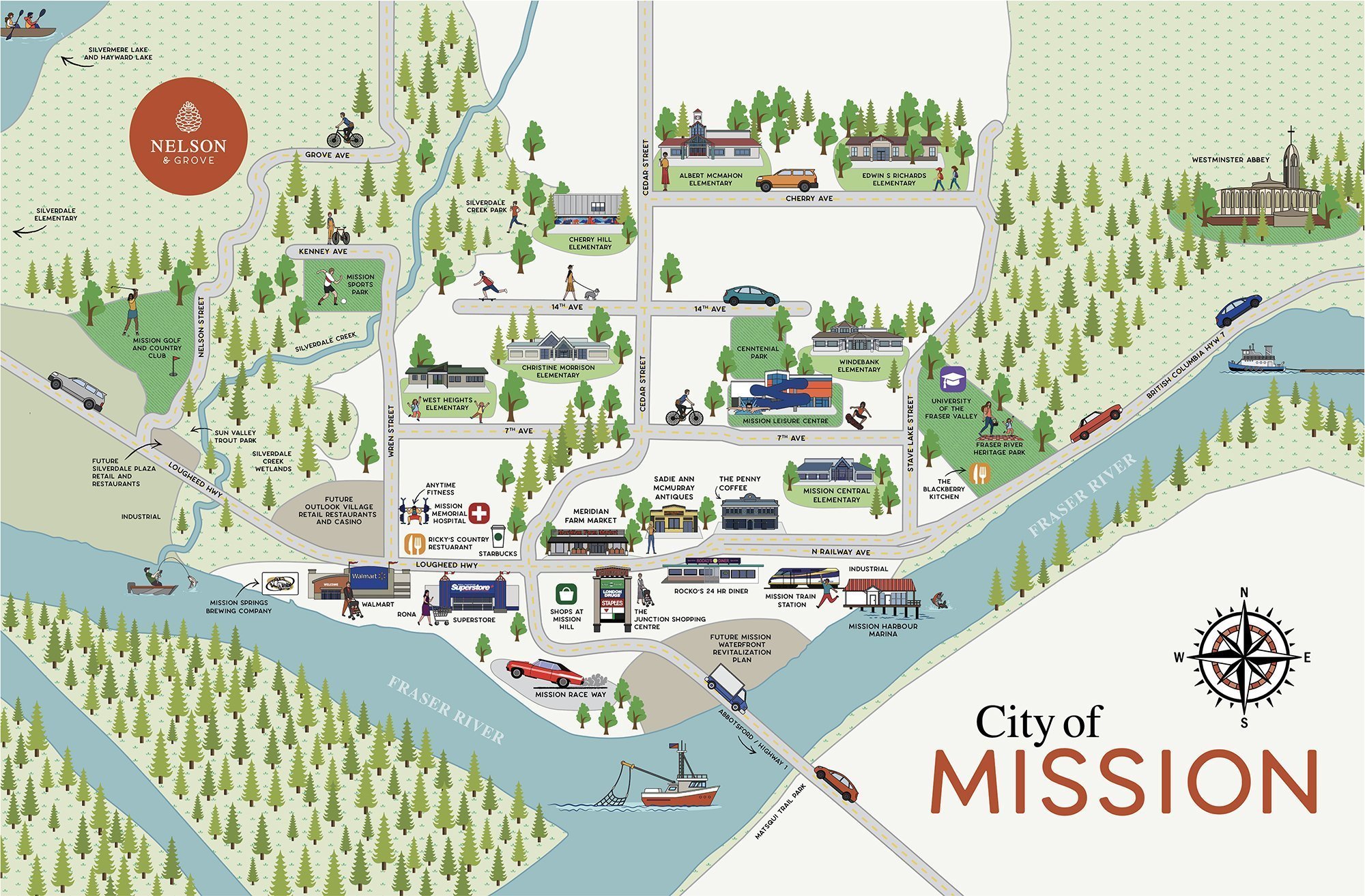 Nelson & Grove location map 3