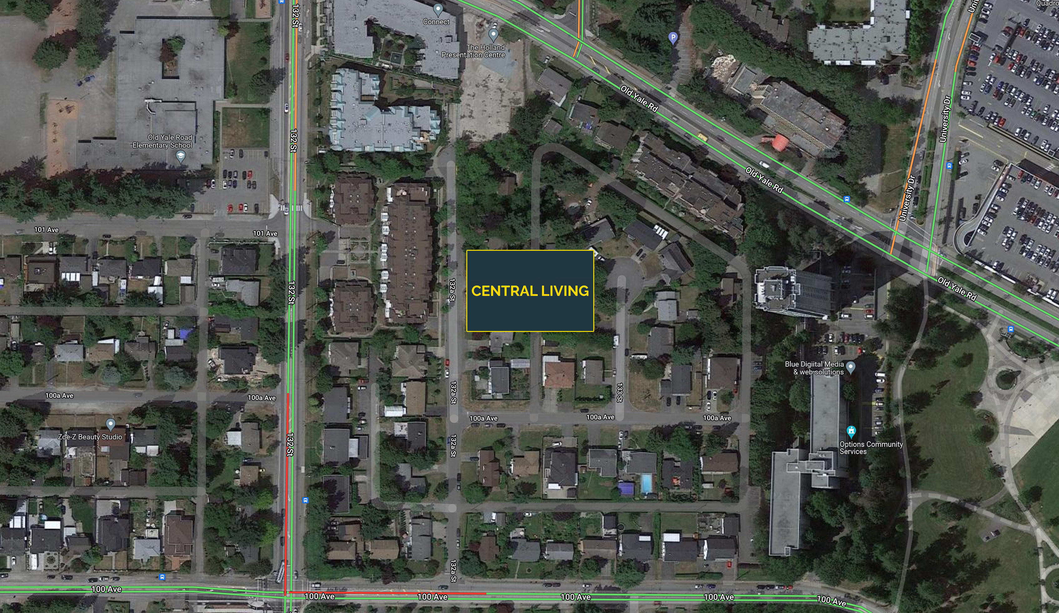 Central Living location map 1